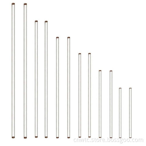Professional Borosilicate Glass Stir Sticks: Long, Clear, and Round-Ended Rods for Laboratory Use